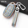 Fashion Tpu Car Key Case Cover For Hyundai Elantra Grandeur Accent Solaris Sonata Palisade Kona Creta I20 I30 Ix35 Ix25 Keychain