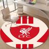 1pc L-Liverpool  Print Round Carpet Chair Round Carpet Suitable for Bedroom Living Room Home Decorative Carpet