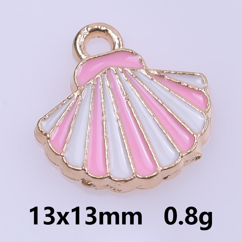 Rosa Liebe Mädchen Accessoires Emaille Großhandel Anhänger Für Schmuckherstellung Zubehör Mond/Blume/Schmetterling Anhänger Charm DIY Ohrring Basteln