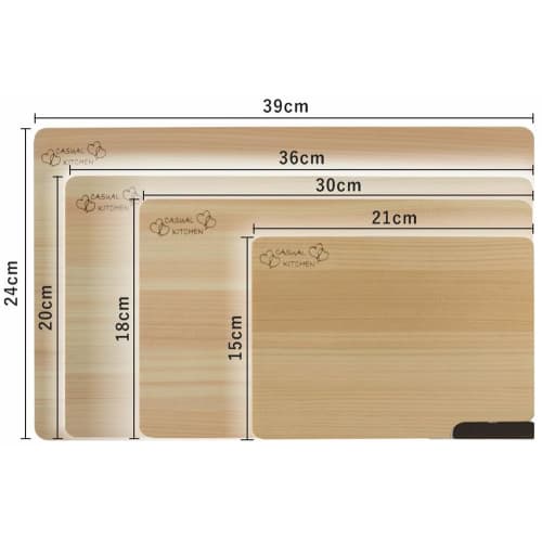 Daiwa Industrial Cutting Board with Stand, Dishwasher Safe, Made In Japan, Hinoki Wood, Lightweight, Mildew Resistant, 30cm