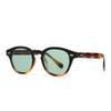  Quality Ins Popular Fashion Women Luxury Sunglasses Round Punk Retro Rivets Shades UV400 Sun Glasses