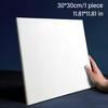 Panou de Desen din Pânză Albă, Cadru din Lemn cu Pânză de Bumbac, Potrivit Pentru Acrilic, Guașă, Practică de Pictură, Creație, Materiale de Artă, HB-05, 1 Bucată
