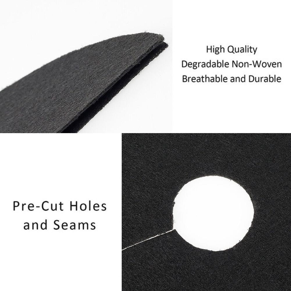 Natural Hanging Shading Mats Non-woven Fabric Ring Tree Protector Mats