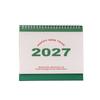 Tagesplan 2027 Schreibtischkalender Dickes Papier Stehender Aufklappkalender Tägliche Planung