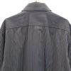 Gucci Made In Italy Striped Pattern Long Sleeve Cotton Shirt 43 Men's Used