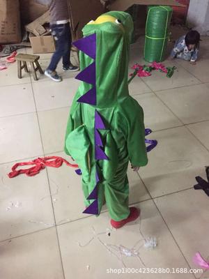 Halloween 1. června Kostým na dinosauří show Dětský siamský kostým na dinosauří show Dinosauří plášť Dinosauří kostým