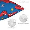 Pillow Cover C-Clifford Red Dog Morden Pillow Case For Living Room Sofa Pillowcases