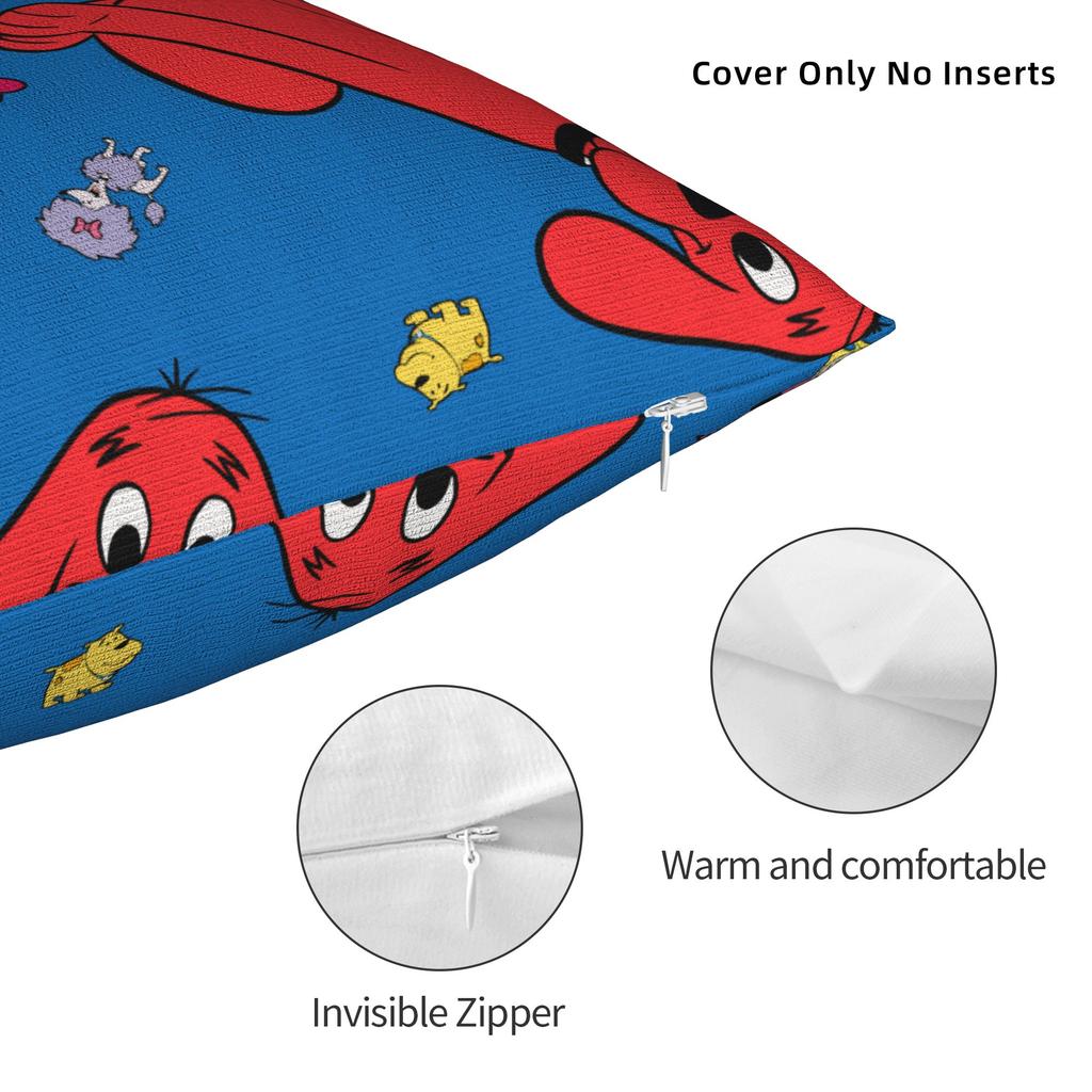 Pillow Cover C-Clifford Red Dog Morden Pillow Case For Living Room Sofa Pillowcases