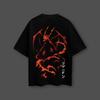 Pokémon Anime Printed Charizard Oversized Black Tshirt Men and Women Breathable High Quality Y2K Short Sleeve Summer Tshirt