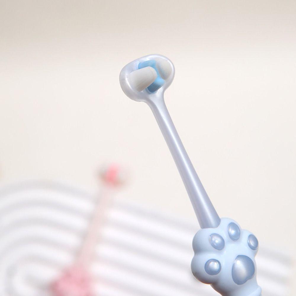 

Скребок для чистки языка, трехсторонняя зубная щетка, однотонная детская зубная щетка, гигиена полости рта