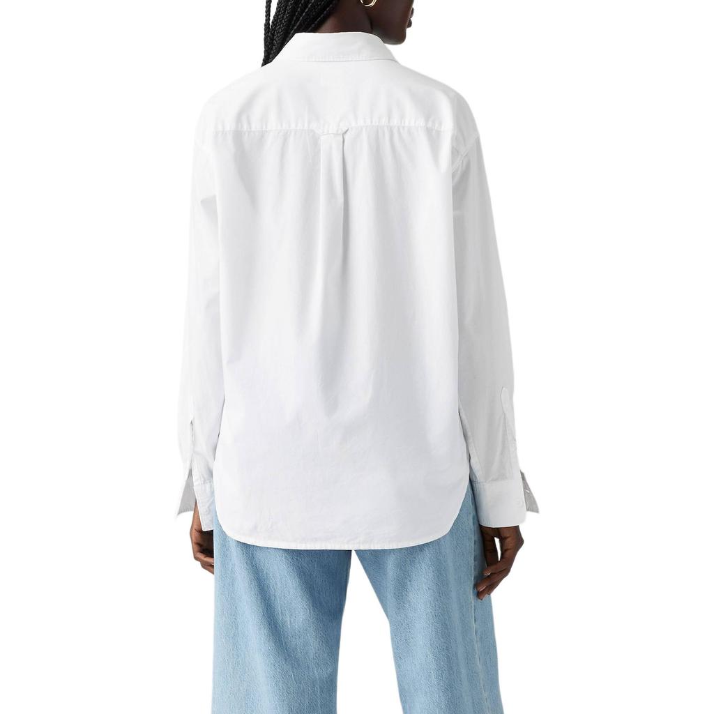Levi's Women's Harlie Boyfriend Shirt Bright White 001HM-0003