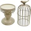 Decorative Birdcage Candle Holder, Vintage Candle Stick Holders, Wedding Candle Centerpieces For Tables, Metal Candlestick Holder Home Decor