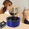 Melt Glue Pot Portable Non Slip Base Electric for Crafting Dolls Wreaths 16.7cm