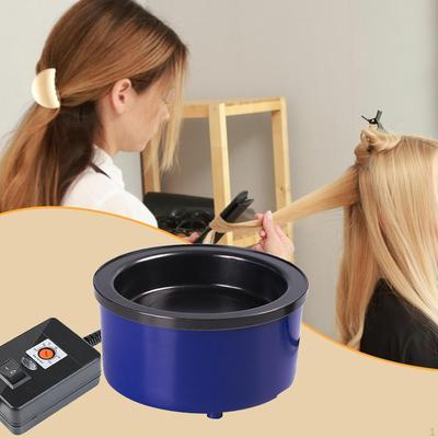 Schmelzklebetopf Tragbar Rutschfeste Basis Elektrisch für Basteln Puppen Kränze 16,7cm