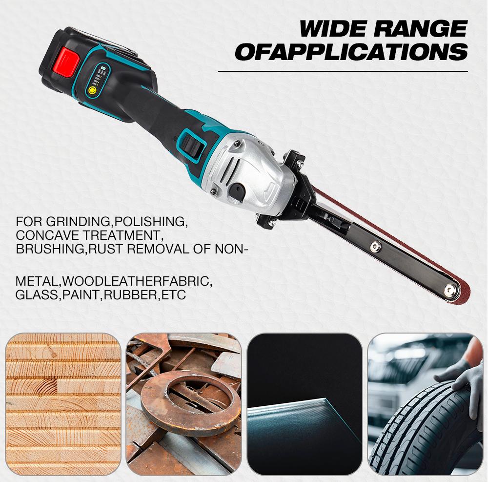 Grinder Mini Sander Multifunctional Cordless Polishing Machine Home Angle Grinder Modification Belt Sander Accessories Tools