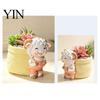 Cute Lamb Succulents Planter Planter, Cartoon Sheep Carring Bag Plant Pot, Decorative Resin Small Flower Pot for Succulents, Houseplants, Desk