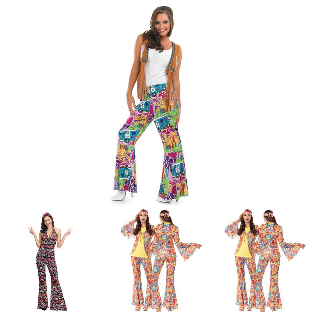 Hippie Style Cosplay Costume Set Great For Love And Peace Themed Parties