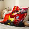 1 Stück F1-Streckenkarte gemustert Flanelldecke Geeignet für alle Jahreszeiten Für Heimdekoration Wärme und Komfort Geschenke Feiertagsgeschenk