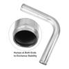 ACROPIX OD Leg Length Car Aluminum Alloy Tube Intercooler Pipe 90 Degree Bend Elbow Air Intake Joiner Tube Set of 2 1.50" (38mm) 6" (152mm) -
