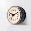 Suction Cup Wall Clock NoTools with WaterResistant for Renters, Students,