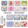 New Creative Design Eyes Colorful Flowers Cat Dog Ball Italian Charm Links Fit 9MM Bracelet Stainless Steel DIY Making Jewelry