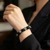 Faceted Black Gallstone Energy Bracelet