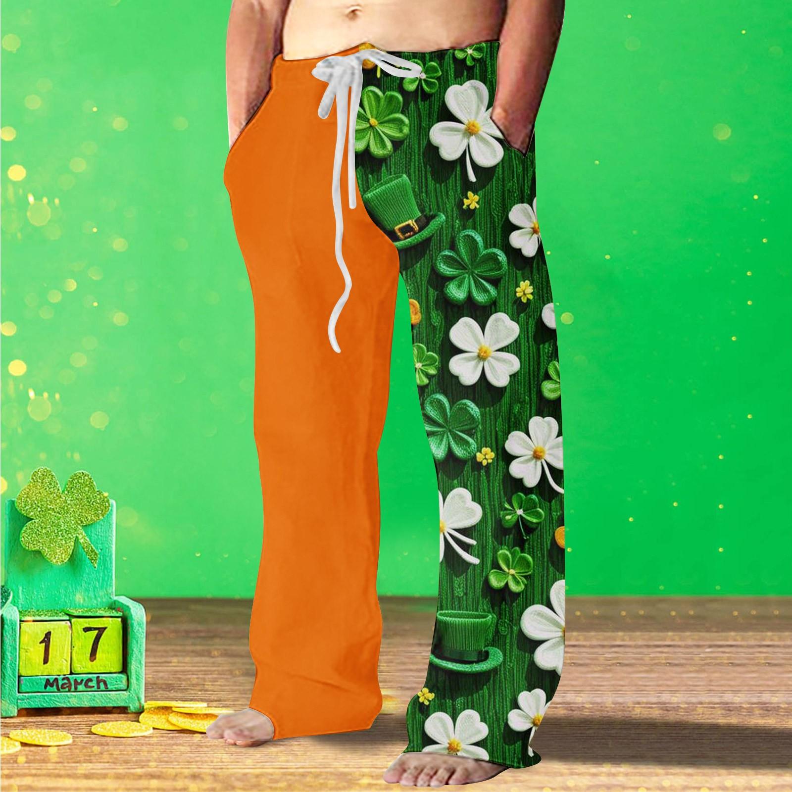 

улица. Мужские брюки с принтом Patrick s XL зелёный