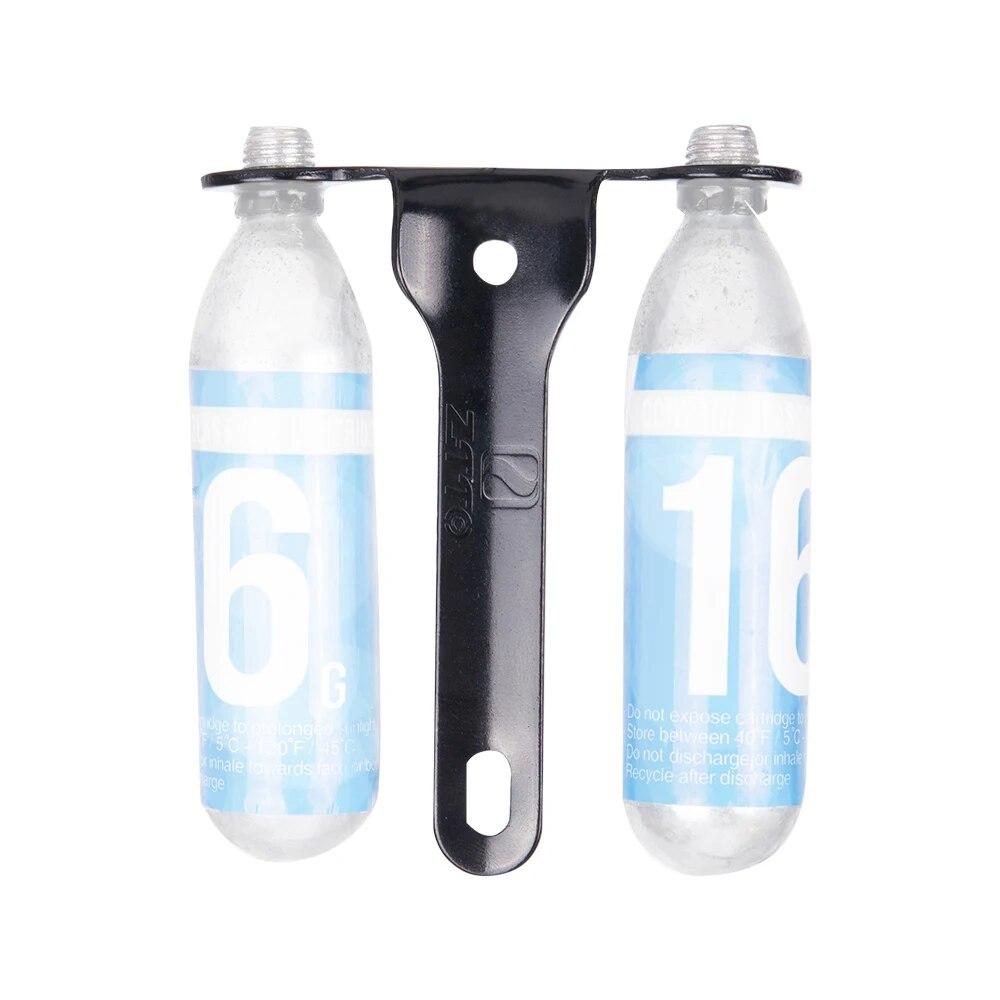 ZTTO CO2 Cartridge Holder Bottle Cage Mount Bracket Hold 2 X Control Blast Air Cartridges for Road Bike Water Bicycle Part 6