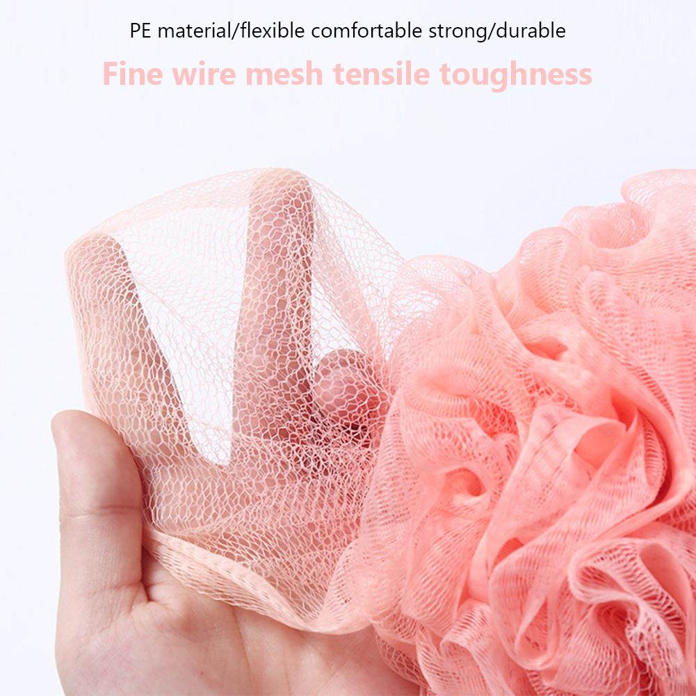 Bath Loofah Sponge, 55g Body Scrubber Shower Sponge, Exfoliating Mesh Pouf, Shower Ball Bath Sponges For Women Men Bathing Accessories, 5in Diameter