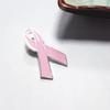 Glitter Ribbon Breast Cancers Enamel Pins Prevention Awareness Badge Brooches