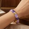 Vintage Enamel Cuff Bangles Wide Geometric Bracelet Trendy Bohemian Drip Oil Bracelet  Women