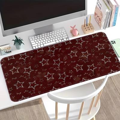 Colored Star Pattern Waterproof Mouse Pad Office Pad Computer Laptop Pad Desk Accessories Game Console Pad Keyboard Mouse Pad