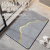 Luxusní koupelnová předložka Koupelnové koberce Absorpční podložky pod nohy Rychleschnoucí Protiskluzová Podložka do sprchy Toaletní koberec Vstupní rohožka Pratelná