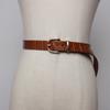 PU Leather Women's Belt Luxury Jeans Pants Belt Simple Y2k Waist Belt  Spicy Girls