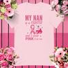 Nan I Wear Pink For Breast Cancer Shirt Nana Cancer Awareness Tshirt Womens Cancer Support T-shirt Pink Ribbon Support Squad Tee