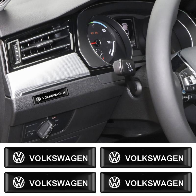 10Pcs Car Styling 3D Epoxy Vinyl Stickers Decals decoration Accessory For VW GTI Polo Golf Tiguan Passat Arteon Touareg CC Taigo PT1