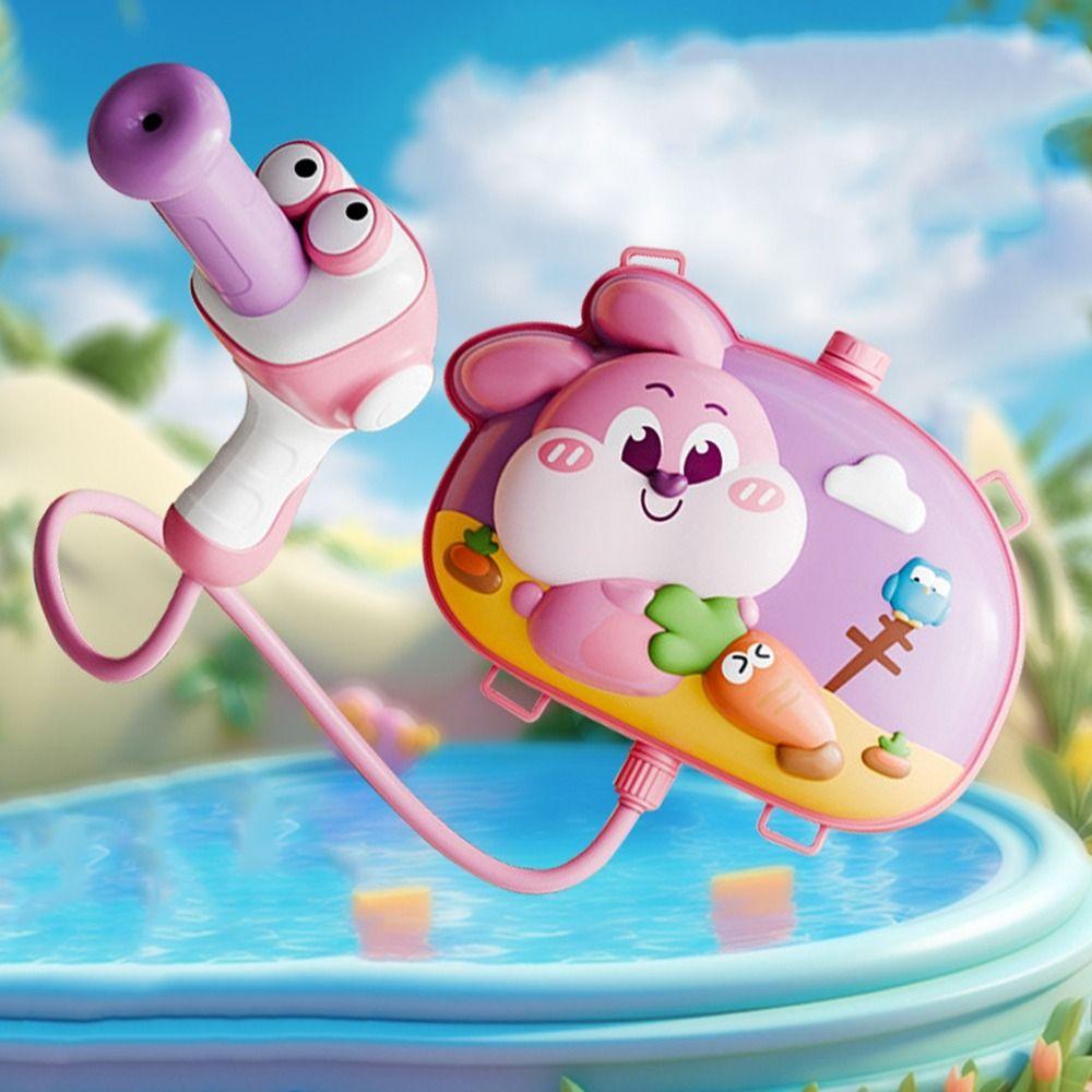 Rabbit Pull-out Water Play Toys Large Capacity Cartoon Backpack Water Toys  Outdoor