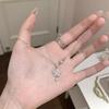 Sterling Silver Diamond Star Necklace for Women - Elegant and Fashionable Clavicle Chain