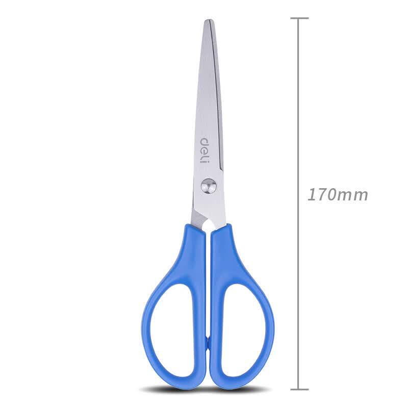 Deli 12-Pack Stainless Steel Office Scissors