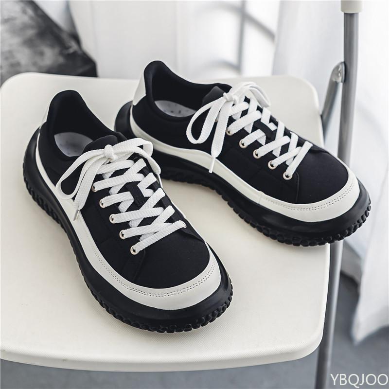 

New Summer Lightweight Sneakers Breathable Fashionable versatile Men Thick soled shoes Casual minimalist Comfortable Flats 44 чёрный