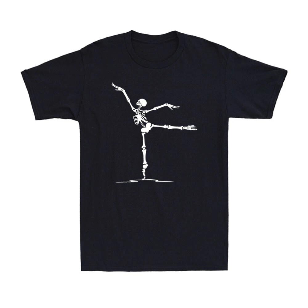 Dancer Skeleton Shirt Dance Posture Funny Novelty Ballet Dancer Gift TShirt Ballerina Women Unisex Tee Graphic Printed Tops