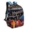 Sacs à dos pour enfants à impression 3D du jeu Minecraft de 16 pouces, cartables pour enfants, sac à dos pour filles et garçons, sac à dos d'école pour enfants, sac à dos de dessin animé pour la maternelle