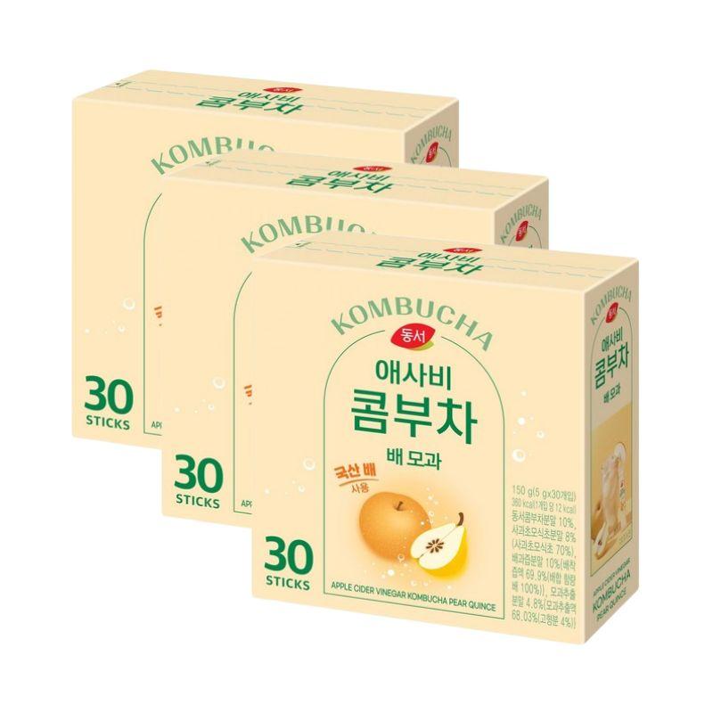 Dongsuh Apple Cider Vinegar Kombucha Pear Quince 5g X 30 Sticks