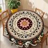 Vintage Floral-themed Tablecloth,vibrant Colors with a Low-key Luxury Floral Pattern,suitable for Rectangular and Round Dining Tables, Home Kitchen