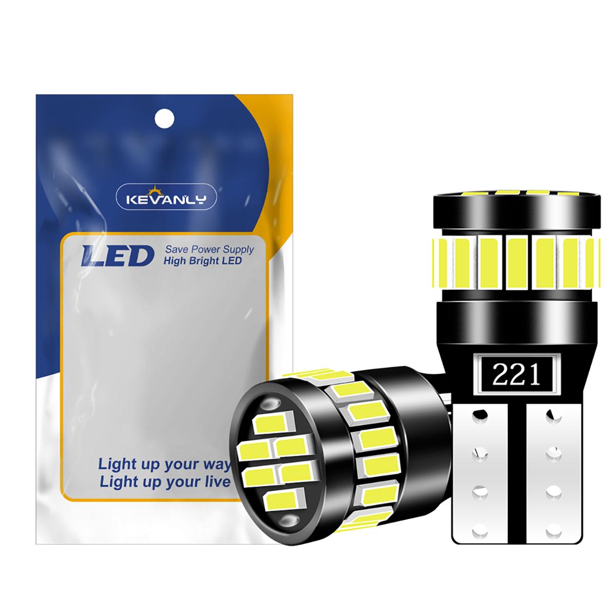 

2x W5W T10 LED Без ошибок Автомобильный габаритный парковочный свет для Ford Fiesta Focus 2 3 Mondeo mk2 mk3 mk4 Fusion Kuga 194 168 Лампочка