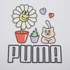 PUMA T Shirts Women's White Crew Neck Moderate Straight Fit 532633-02