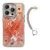 Good thing Koi is suitable for iPhone16promax anti-drop Iphone15proins fine hole feather yarn mobile phone case.