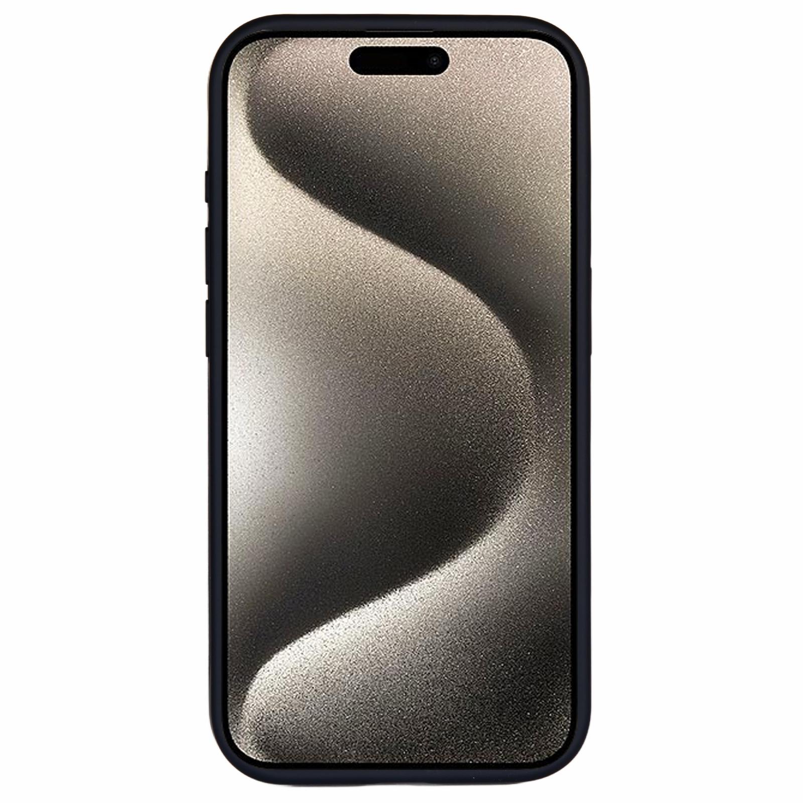 

For iPhone 15 Pro Case Hidden Magnetic Kickstand TPU+PC Phone Cover Carbon Fiber Texture A