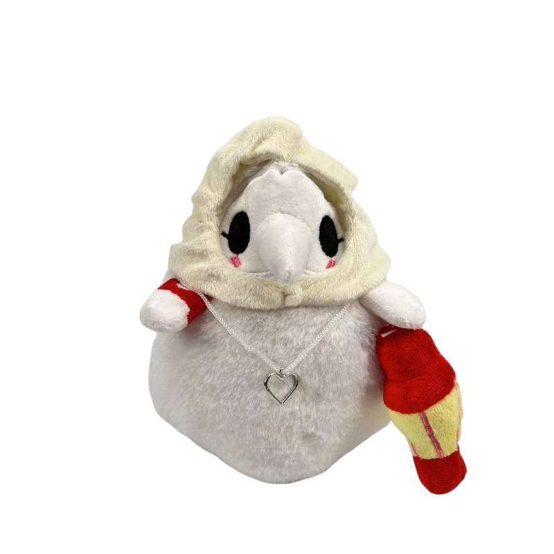 Peluche Medico della Peste Con Caratteristiche Luminescenti al Buio Per Decorazione di Halloween e Collezionisti
