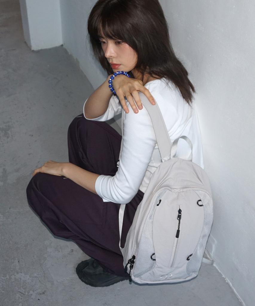 Salbol 503 Mesh Backpack [Gray]